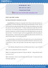 Đề số 11 - Đề kiểm tra học kì 1 - Ngữ văn 12
